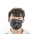 Earloop 510k CE desechable Custommedical Black 3ply Mask